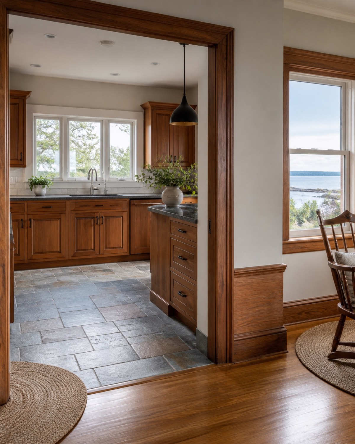 Detailed residential renovation work in a Keyport home