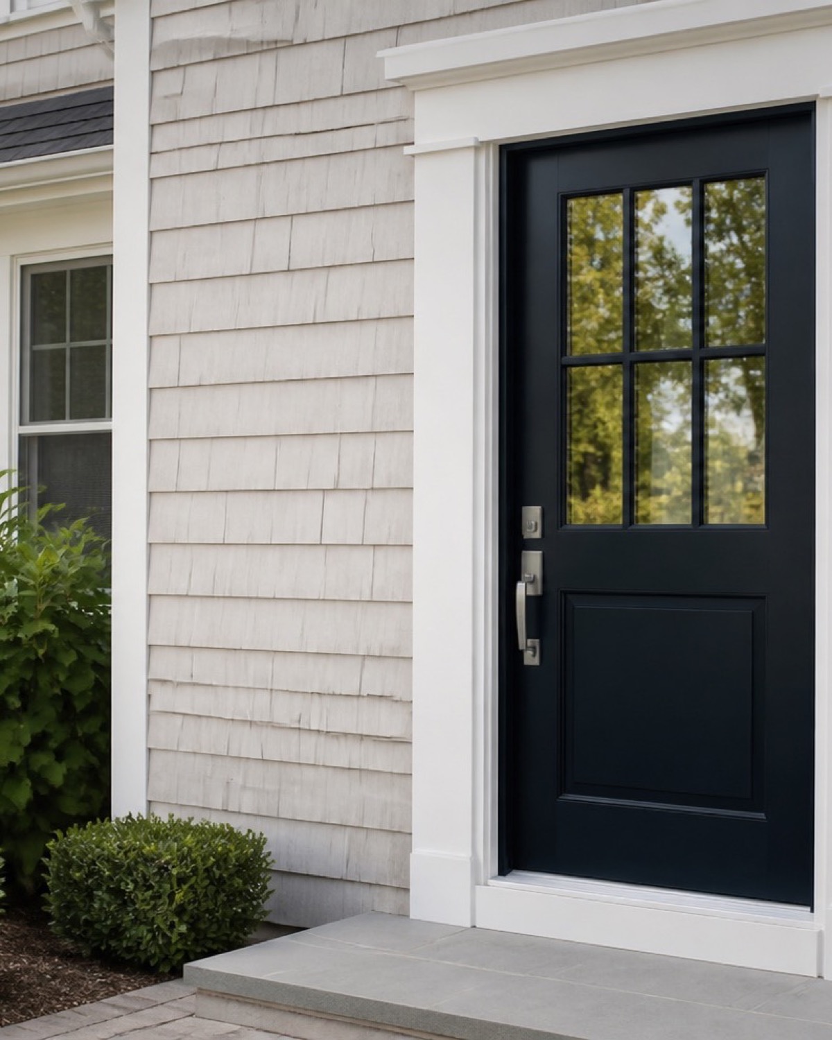 Detailed door installation work in a Keyport-area home