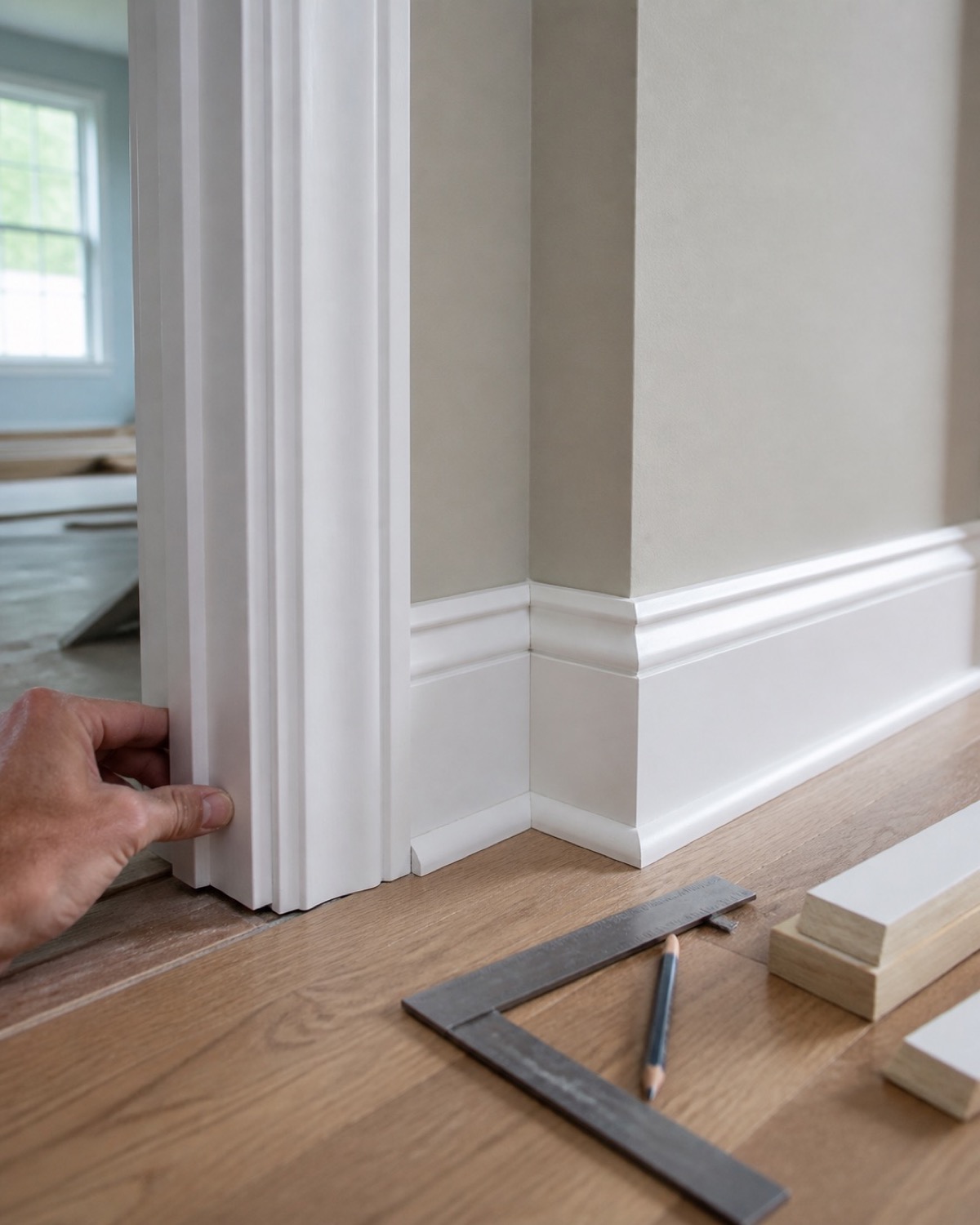 Detailed general contractor work in a Keyport-area home