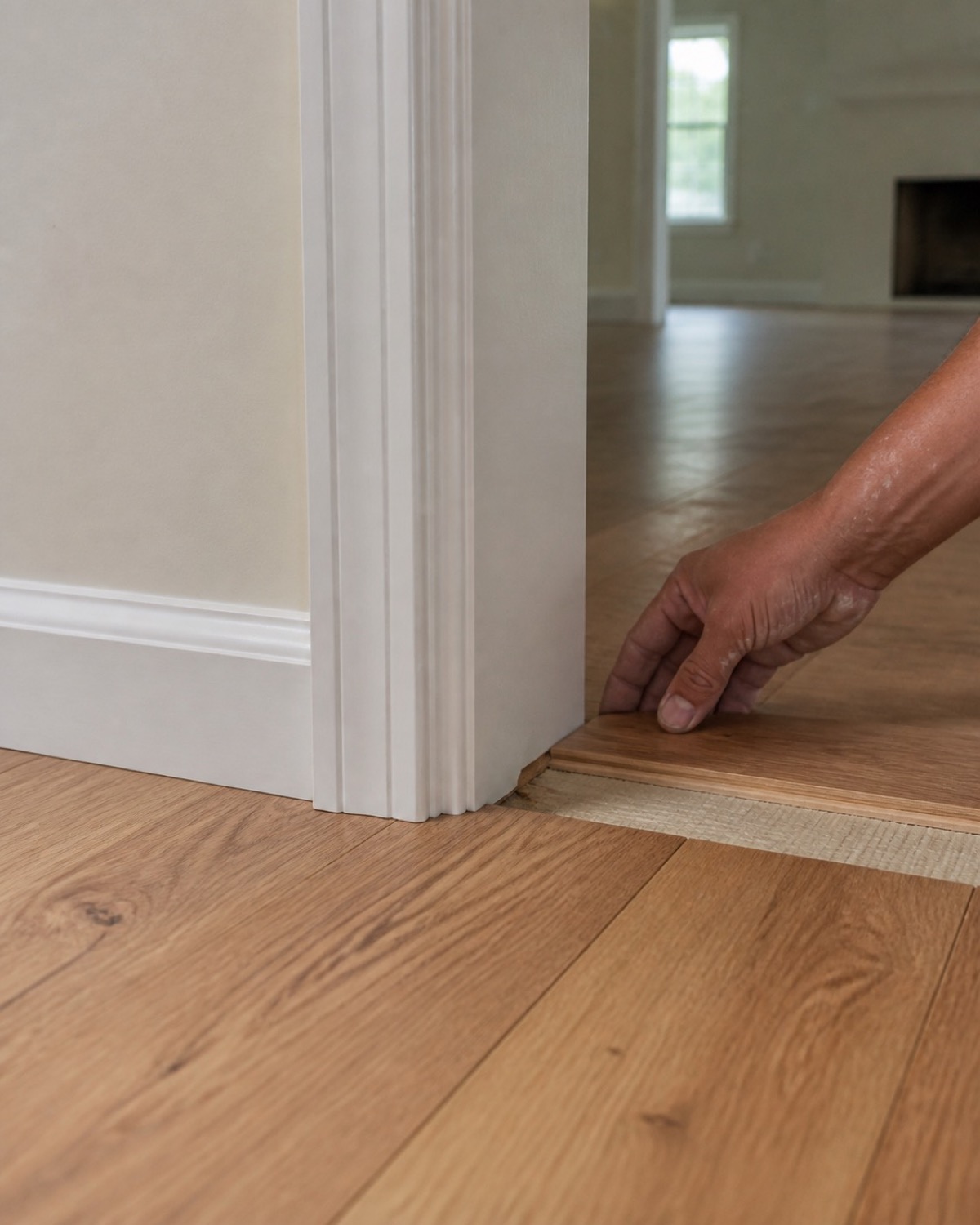 Detailed home remodeling work in a Keyport-area home