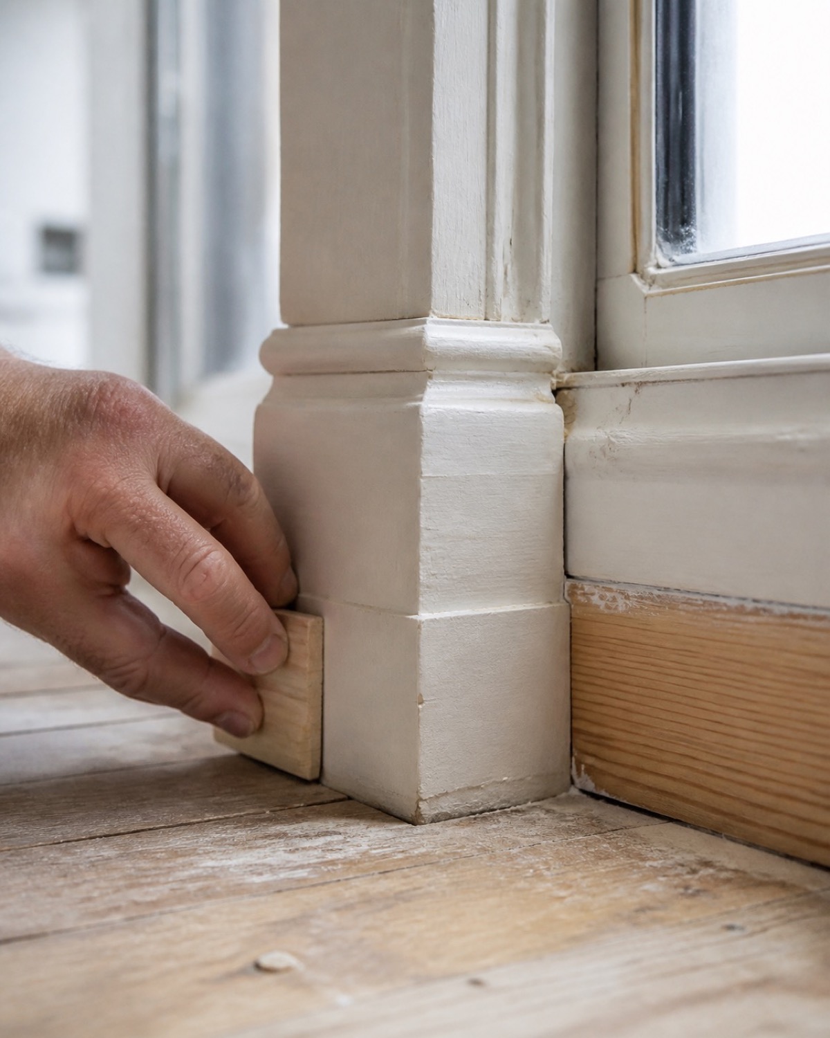 Detailed home renovation work in a Keyport-area home