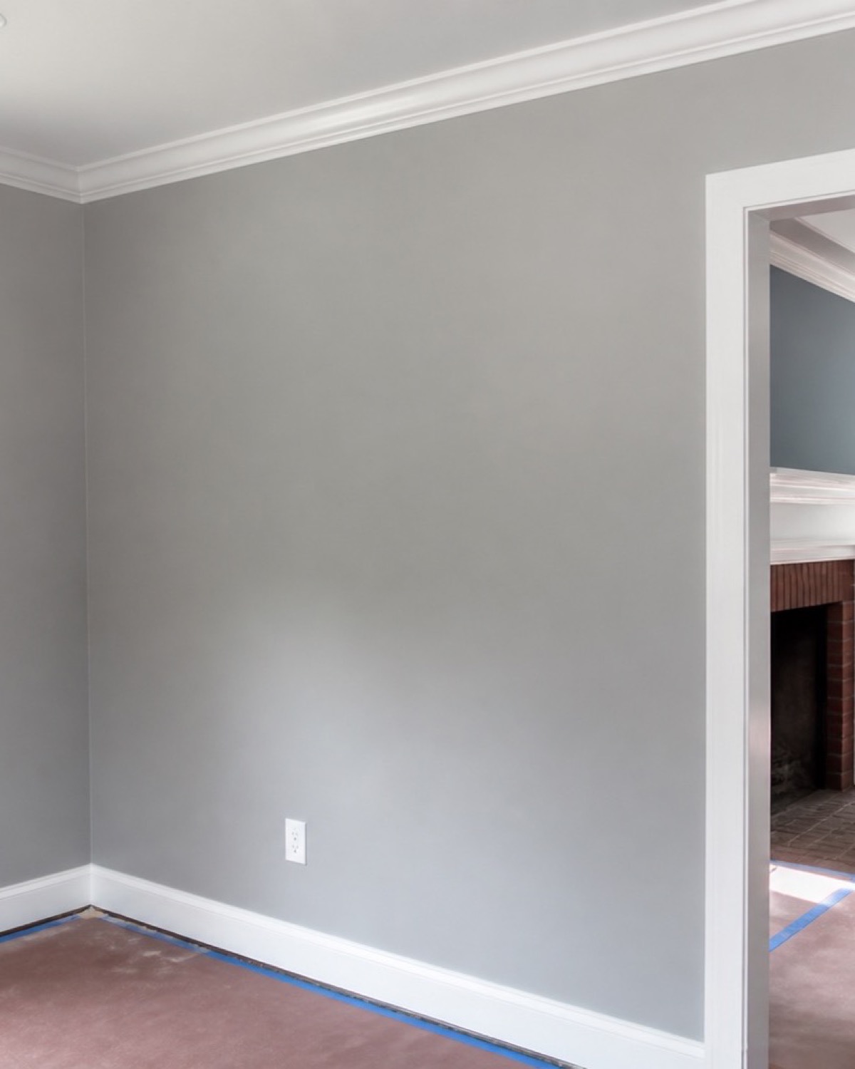 Detailed interior painting work in a Keyport-area home