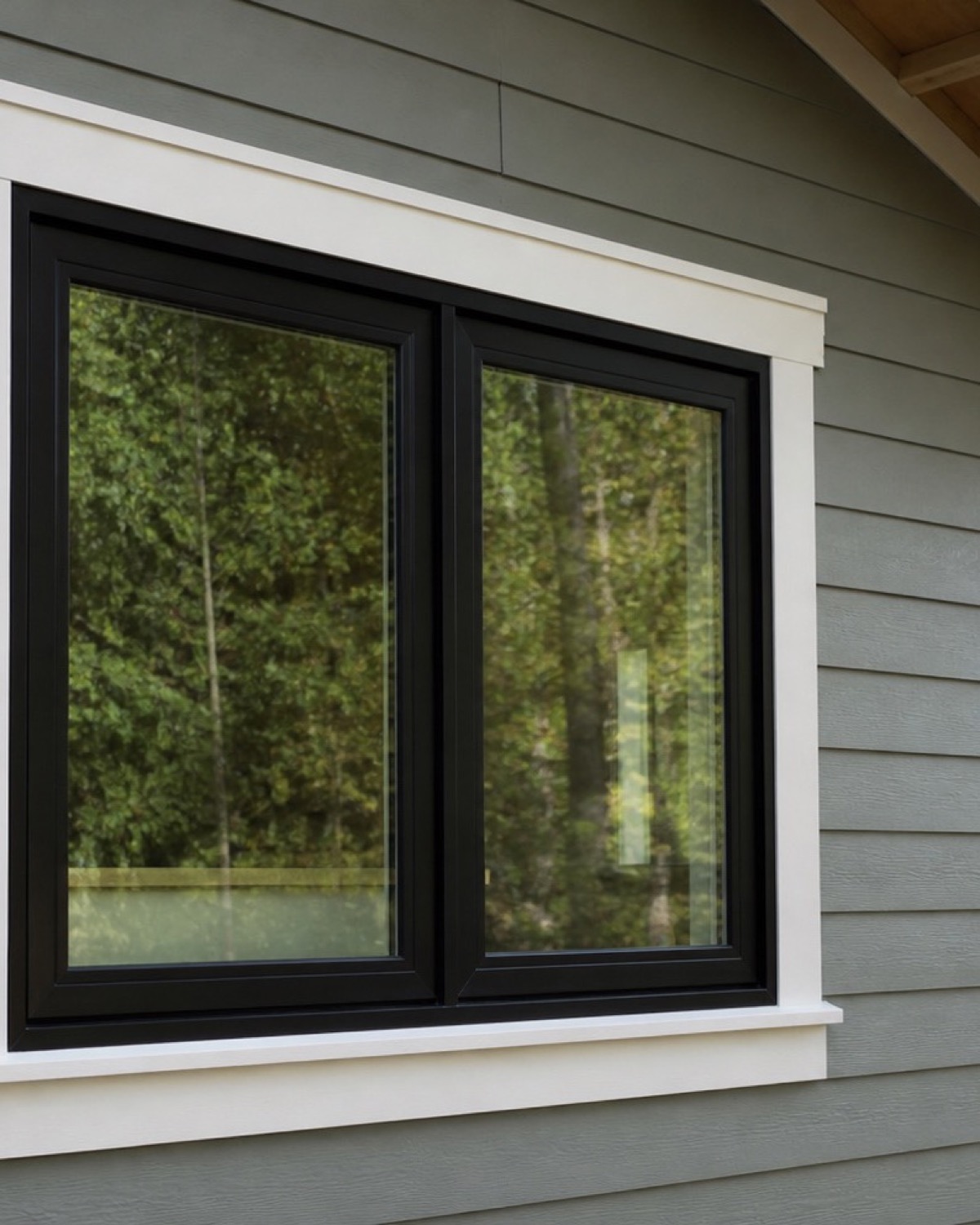 Detailed window installation work in a Keyport-area home