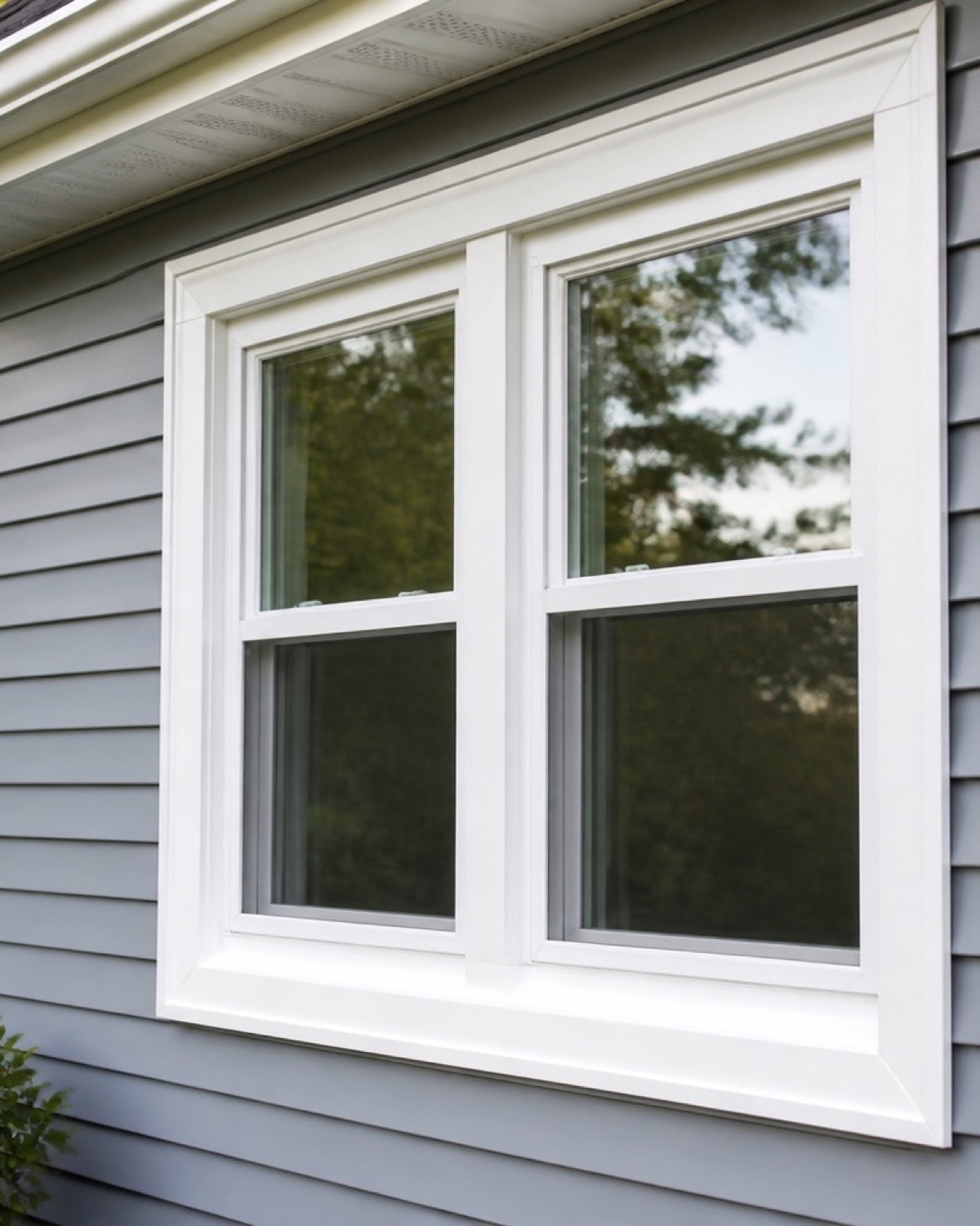 Detailed window replacement work in a Keyport-area home